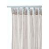 Lot de 2 rideaux galon fronceur "Gaïa" 140 x 240 cm "Gaze de Coton" l'Effet Papillon - Gaia Chantilly - 2 panneaux 140 x 240 cm