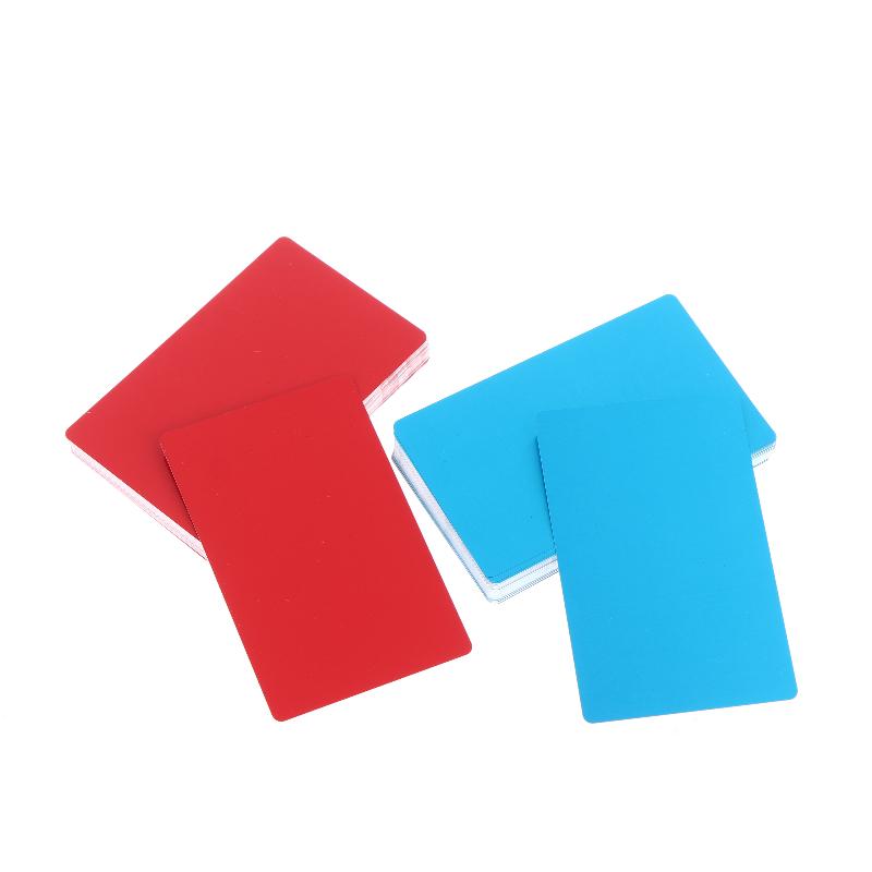 50 шт. Заготовки для лазерной гравировки Алюминиевый лист Визитная карточка для лазерной гравировки Многоцелевые Подарочные карты для DIY