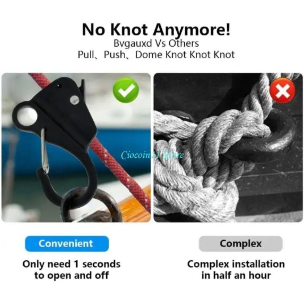 Quick Threading Stainless Steel Hooks Adjustable Sliding Fender Spring Hooks  Marine Applications