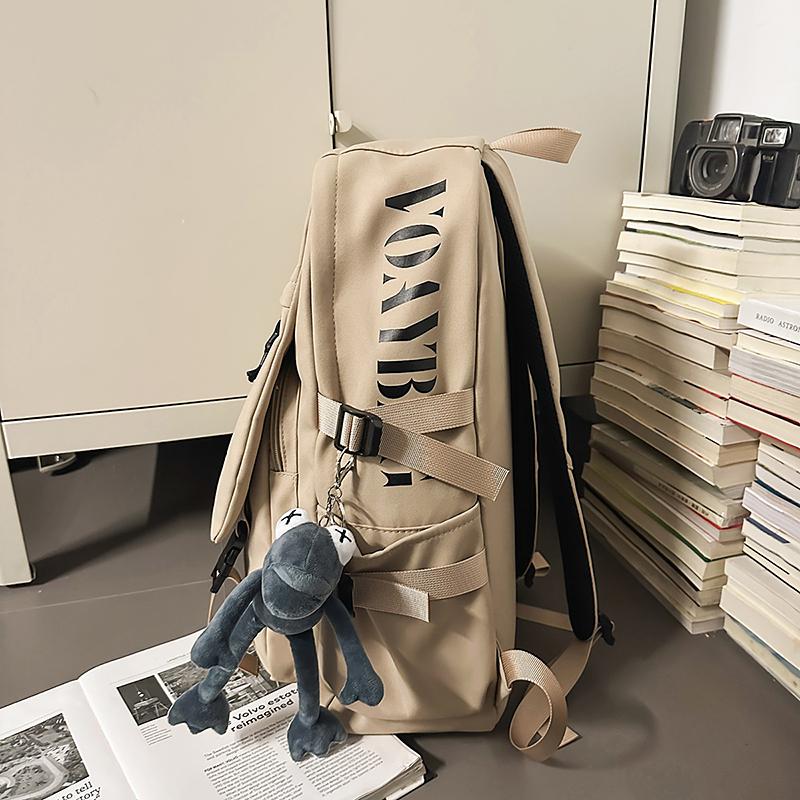 Студенческий школьный рюкзак для пары, однотонный рюкзак, легкий рюкзак большой вместимости