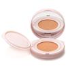 Canmake Fit Glow Cushion 02 Natural 10g Foundation Cushion Foundation Glossy Skin Thin Film with Puff Drop-Shaped SPF50+ PA+++