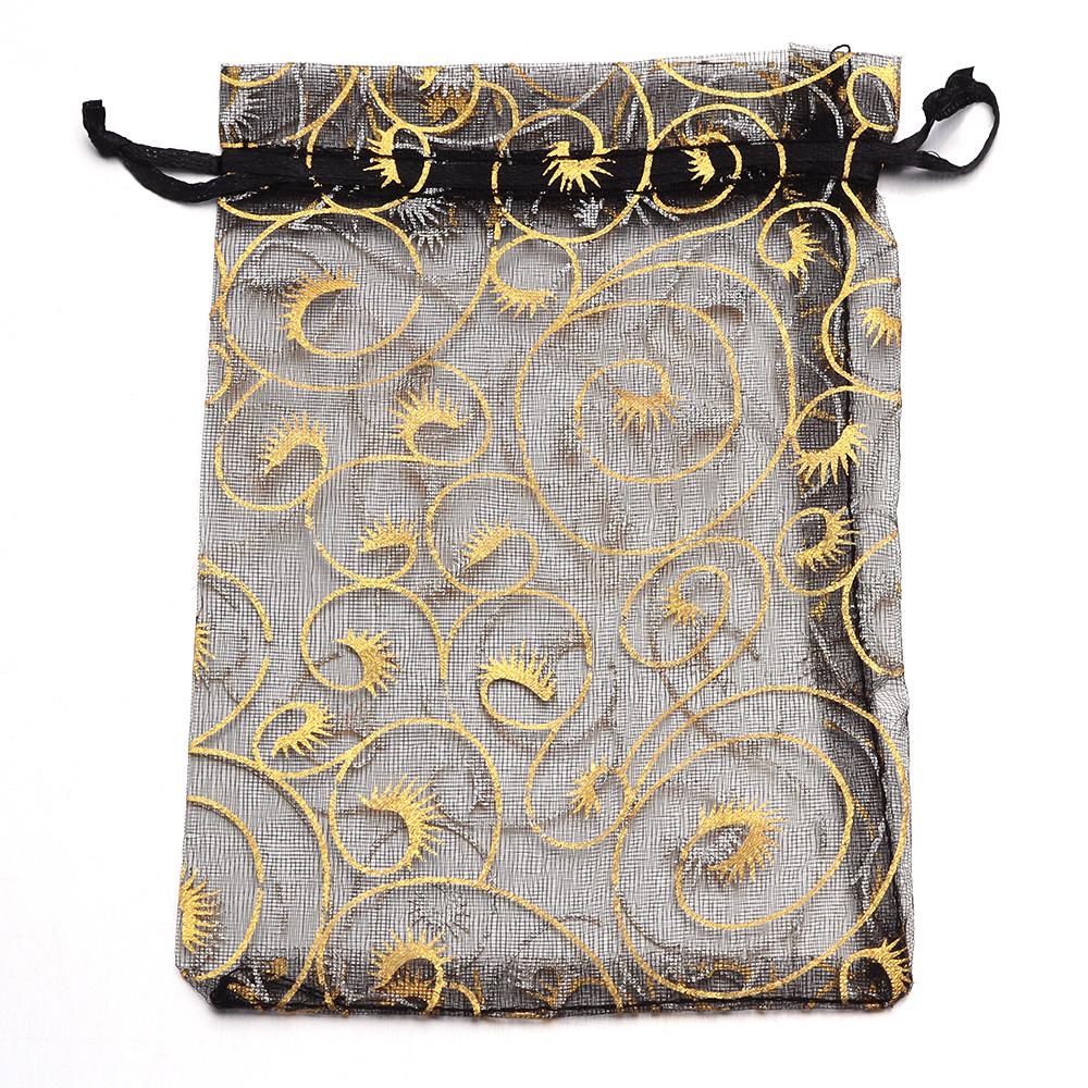 10pcs/lot Organza Gifts Bags Colorful Candy Beads Drawstring Storage Pouches For DIY Christmas Party Gift Jewelry Packaging Bags