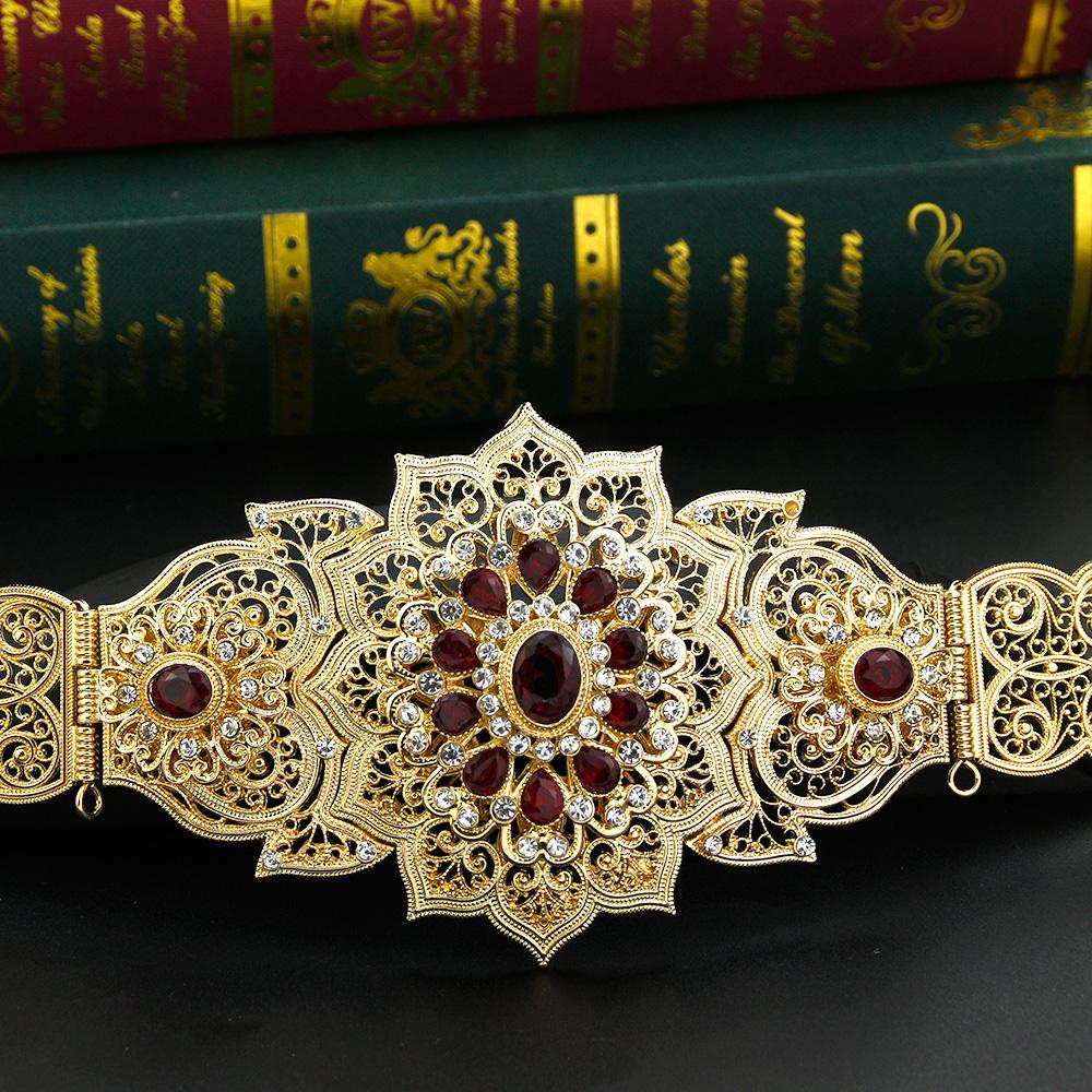 Пояс золотого цвета с кристаллами, свадебные украшения, женская цепочка на талию, регулируемая длина, цепочка для тела