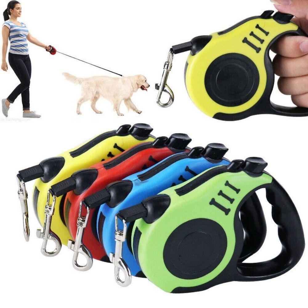 Automatic Dog Tape 3/5 M Nylon Lead New Pet Tape