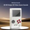 K8 Single System Open-source TV Game Console, 3D 4K High-definition Output Arcade Console, 2.4G Retro Handheld Game Console with Dual Controllers