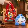 Плюшевая Мультяшная Игрушка Пельмень Рождественская с Пароваркой, Сжимаемая Игрушка-Антистресс, Плюшевая Игрушка-Паровая Булочка, Декор для Праздника