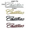 For Cadillac Logo Escalade CT5 CT6 XT5 XT6 DTS SLS XLR ATS SRX Tiburon Car Side Fender Rear Letter Sticker Styling Accessories