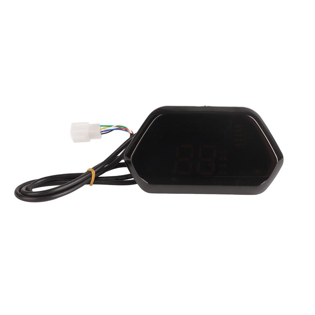 60V Speedometer Odometer Tachometer Digital LCD Display Universal for Electric Motorcycle