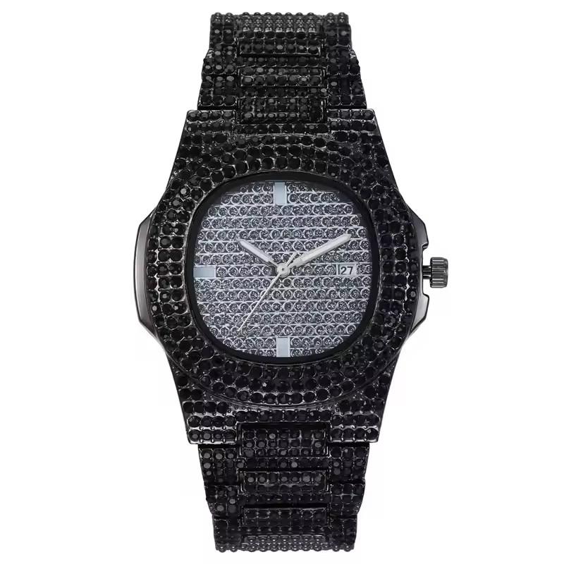 New Fashion Women Watches Rhinestone Watch Ladies Calendar Quartz Watch Women Wristwatches Casual Men Watch Relogio Feminino