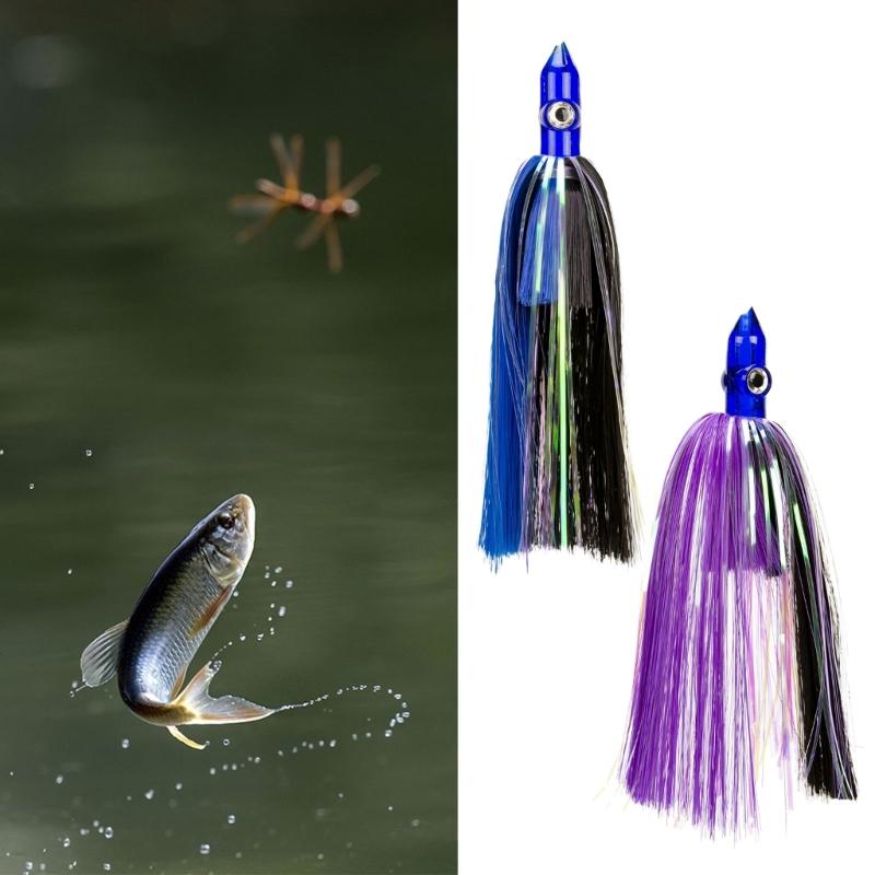 Soft Fishing Lures Simulation Squid Fishing Lures Baits Trolling Saltwater Baits Soft Skirt Baits Sea Fishing Lures