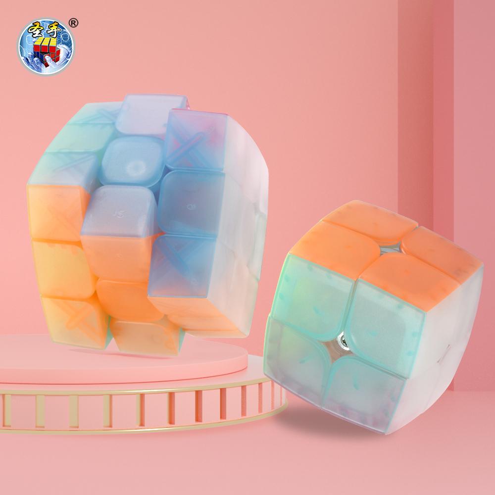 Sengso Jelly Color Cute Cube 2X2 3X3 4X4 5X5 Magic Cubo Profession Puzzle High Quality Kid'S Fidget Toys