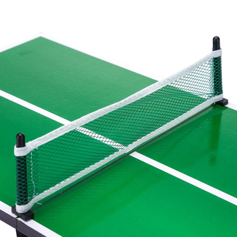 Мини-набор для настольного тенниса, складной деревянный стол, ракетка для пинг-понга, портативная домашняя настольная игра для детей