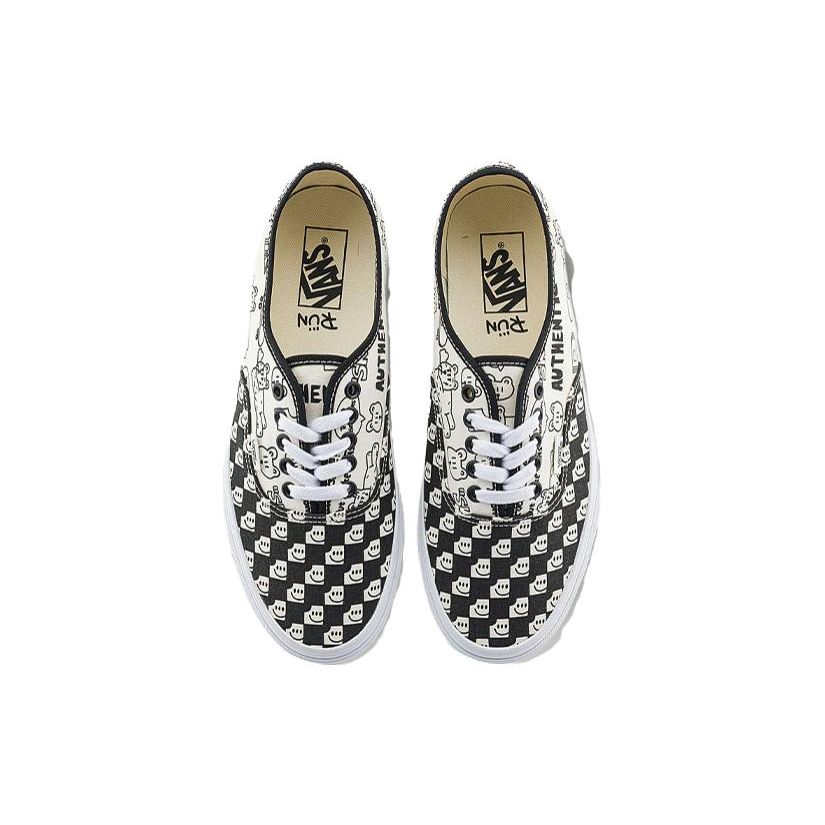 Кеды Otw Nuttsh x Vans Authentic Унисекс Низкие Холщовые Черно-Белые VN0A5KS9BPR
