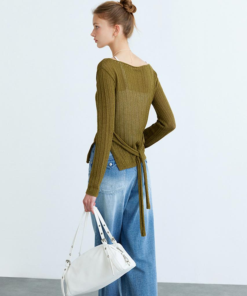 MIXXO Layered Strap Knit_Miwkag732T