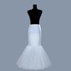 Fishtail Wedding Dress Petticoat Skirt with Elastic Corset and Steel Ring Support