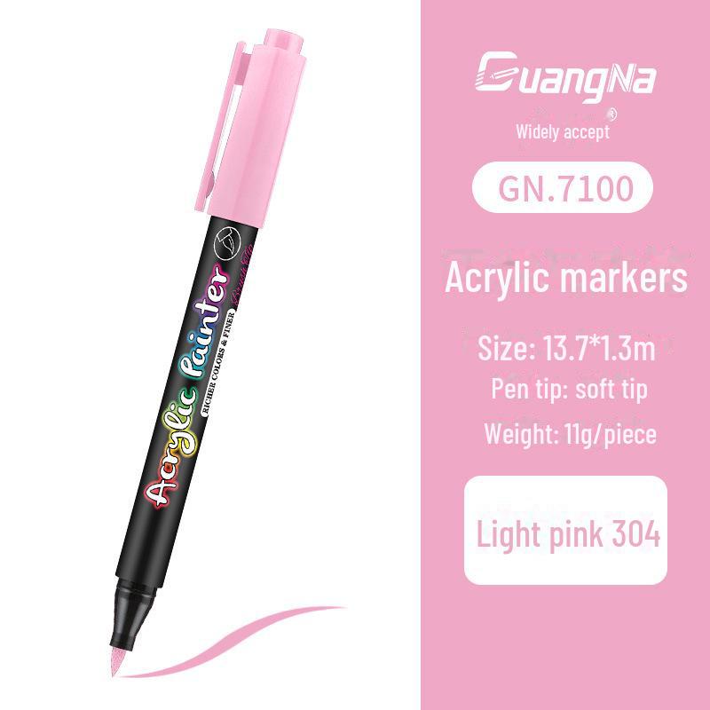 Acrylic Water-Based Paint Marker Pen for DIY, Graffiti, Body Painting - Soft Head Hand Account Painting Pen