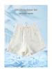 Women's Summer High-Waist Frog Button Ice Silk A-Line Shorts