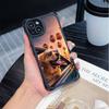 Чехлы для телефонов Ae76 Dog Color Doodle Design Soft для iPhone 16 15 14 13 12 11 Pro Max 8 Plus XR с ремешком на запястье, защитным шнурком для углов, задняя крышка