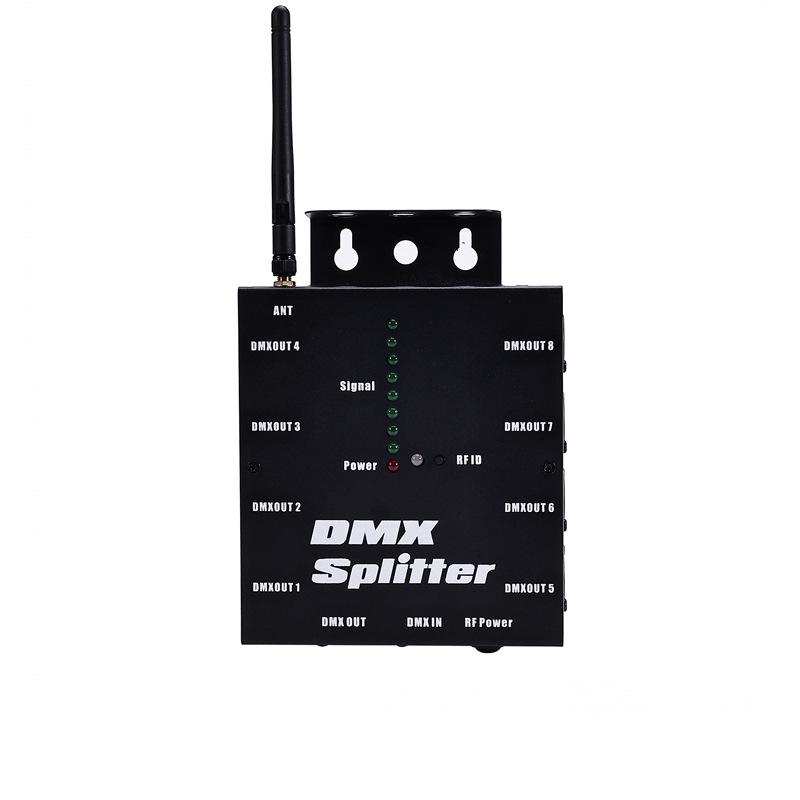 8-канальный беспроводной DMX512 усилитель и распределитель сигнала для сценического света