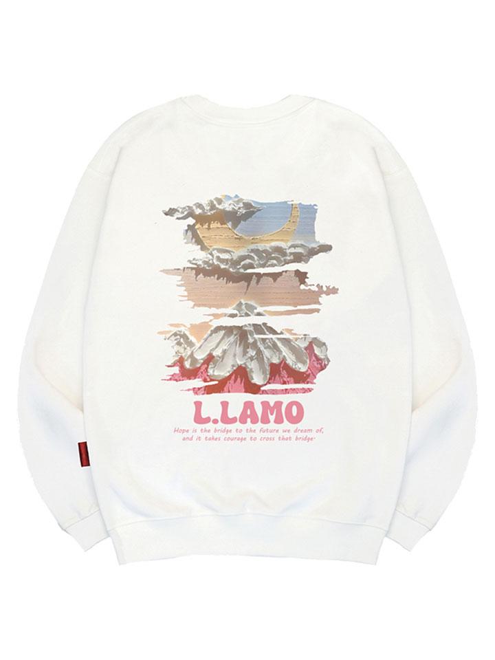 Толстовка Ellamo Mountain Moon Унисекс Большой Размер S~4XL (Тип B)