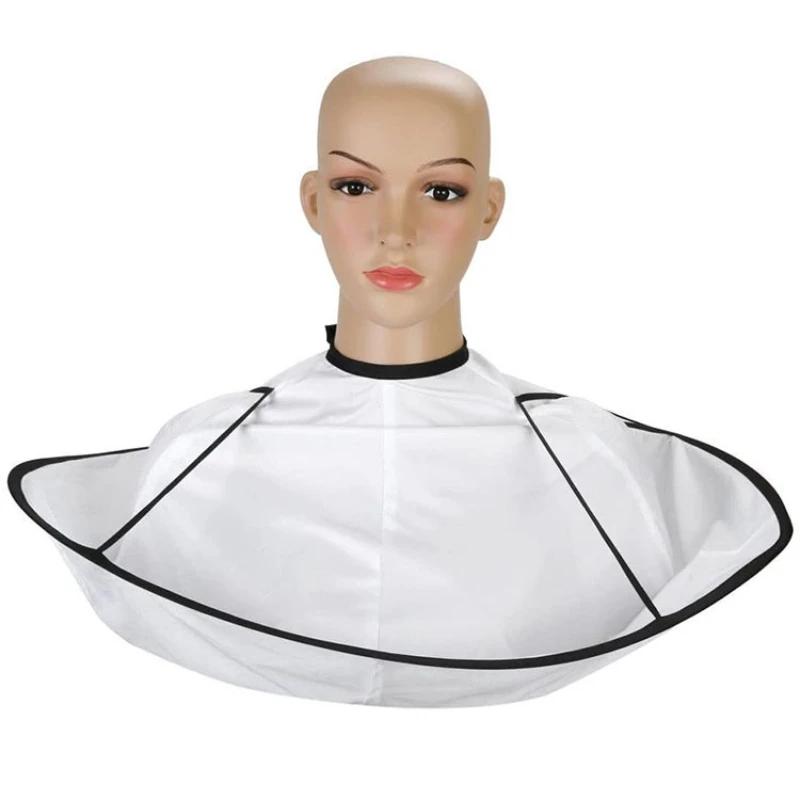 Водонепроницаемый плащ для стрижки волос для взрослых, складной зонт, накидка для салона, парикмахера, дома, парикмахерская, накидка, оптовая продажа