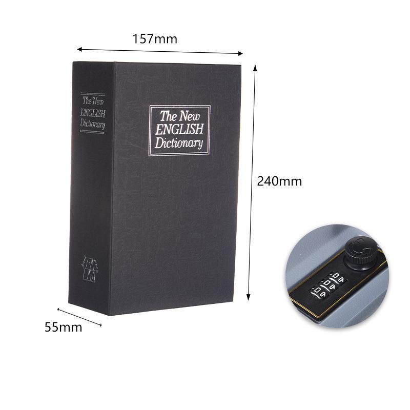 Пароль Безопасный Замок Хранение Наличных Денег Монет Ключ Локер Детский Подарок Безопасность Мини Книга-Сейф для Денег Тайник Секрет