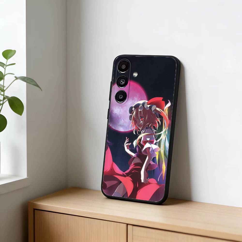 T-TouHou Project Flandre Phone Case For Samsung Galaxy A20,21s,22,31,32,52,53,72,73,80,91 Soft Black Shell