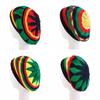 Elastic Rainbow Wool Hat Fashion National Flag Ethnic Hat Women