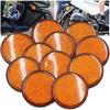 1/5pcs Circular Reflector Universal Car Trucks Motorcycle ATV Bikes Bicycle Reflector Safety Reflector Motorcycles Accessories