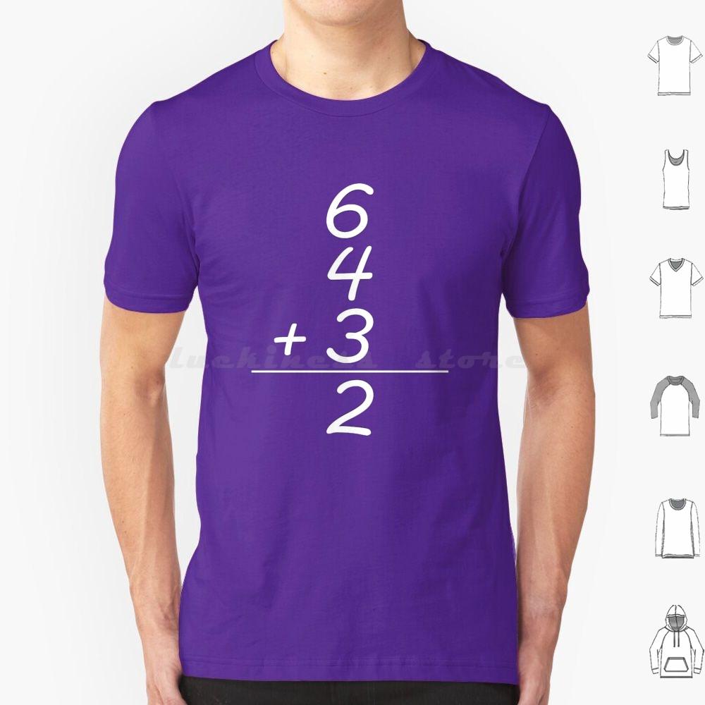 Baseball 6 4 3 2 White T Shirt Cotton Men Women DIY Print Sports Baseball 6 4 3 2 Baseball Math Baseball Fans Aaron Judge