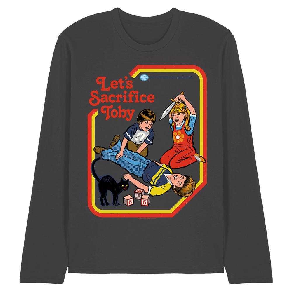 Steven Rhodes Unisex Adult Let´s Sacrifice Toby Long-Sleeved T-Shirt