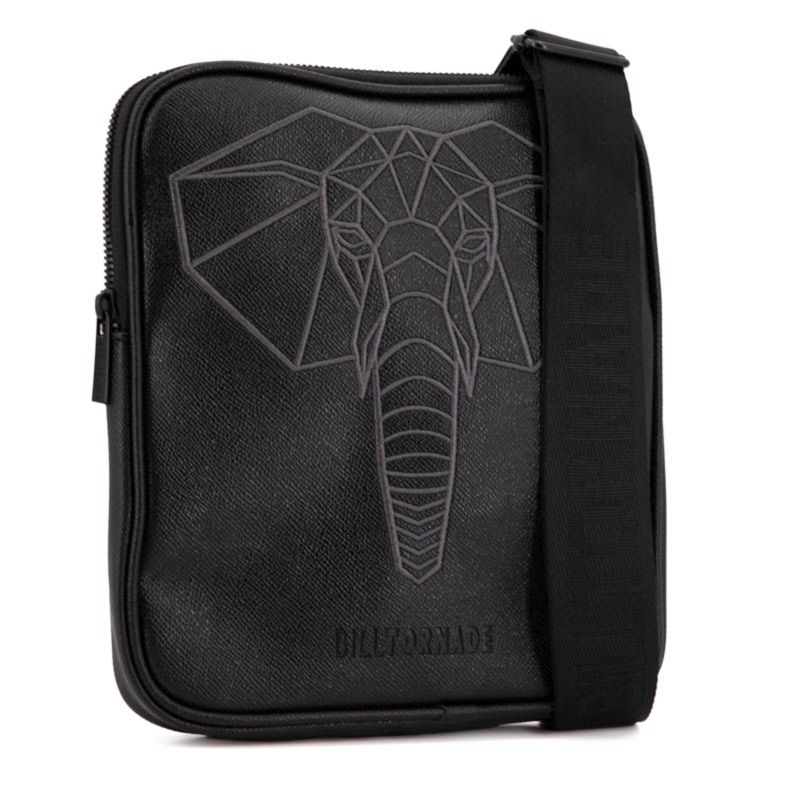 Embroidered Animal Shoulder Bag 22x25x2cm Men's BILL TORNADE