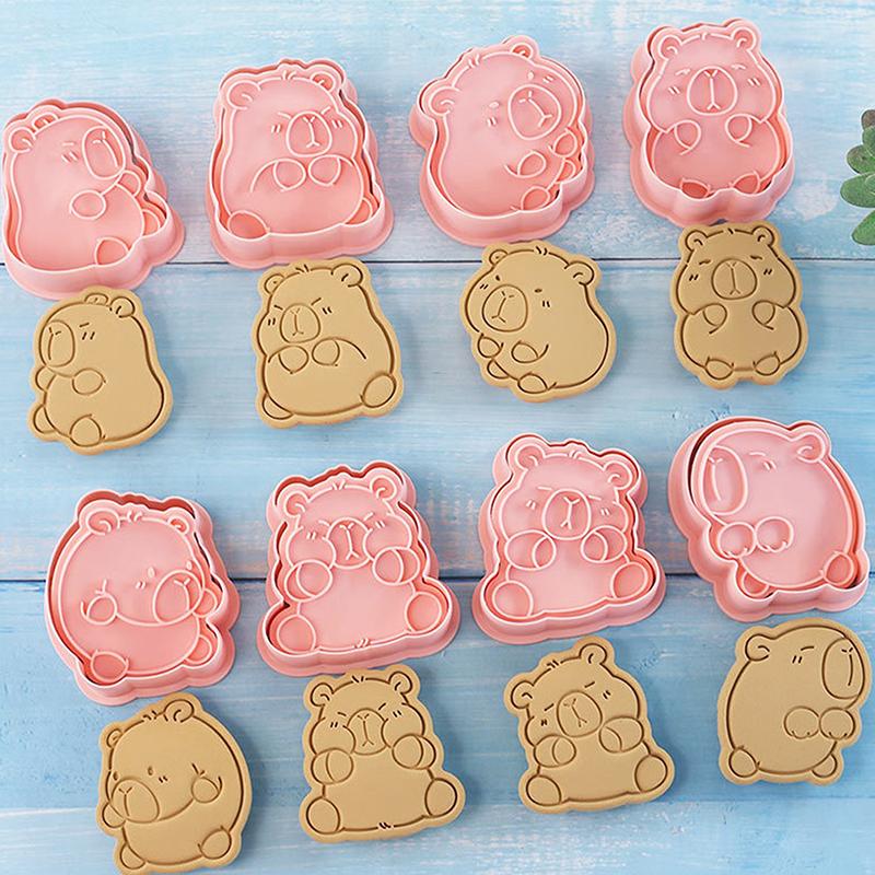 8 шт. мультяшная капибара в форме формочки для печенья форма для помадки печенья инструменты для украшения торта аксессуары для выпечки кухонный гаджет