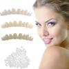6Pcs Natural Shade Denture Temporary Filling Kit Upper Veneer Cosmetic Tooth  Dental Emergency