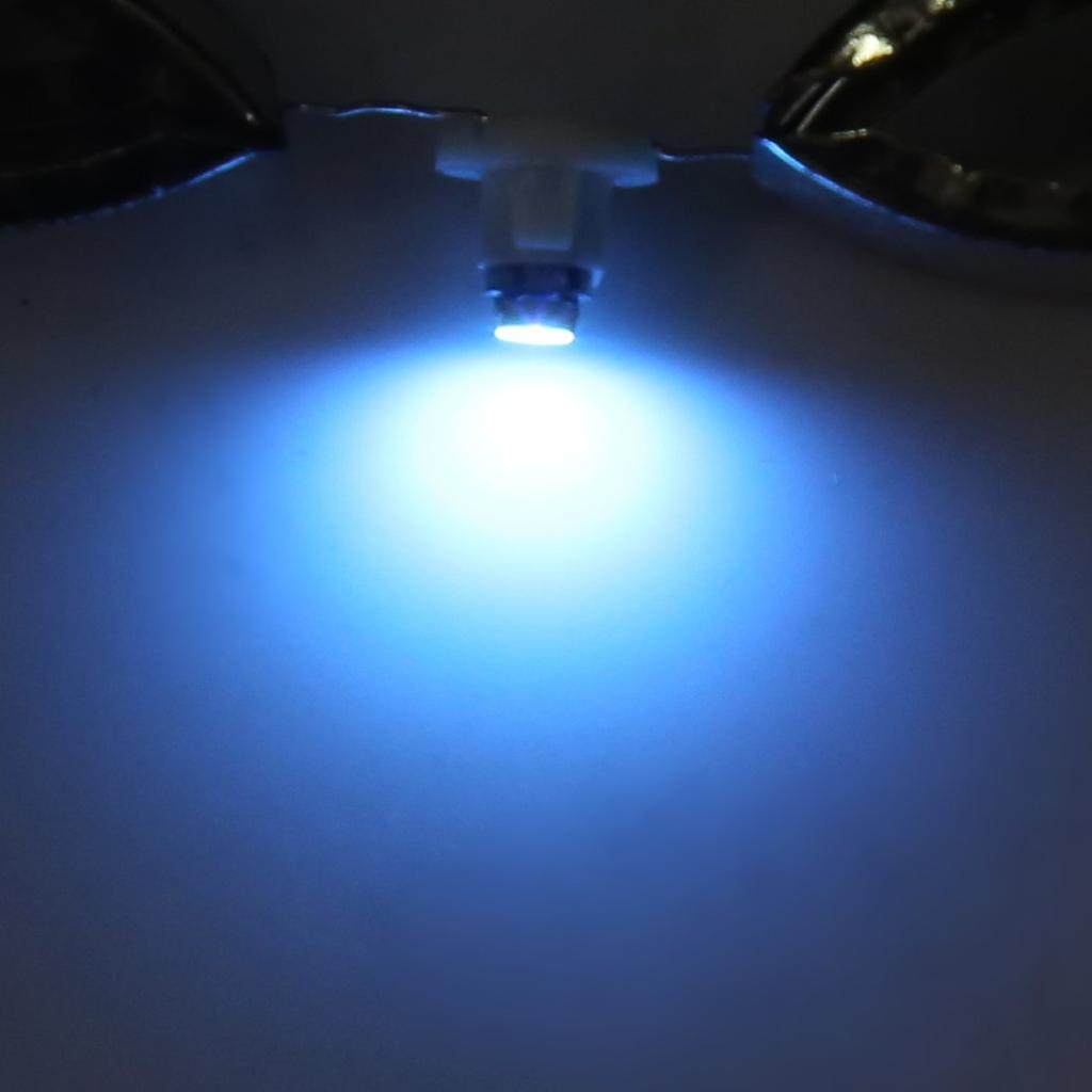 uxcell Автомобильная светодиодная лампа T4.2 Ледяной синий 3020 LED Панель приборов