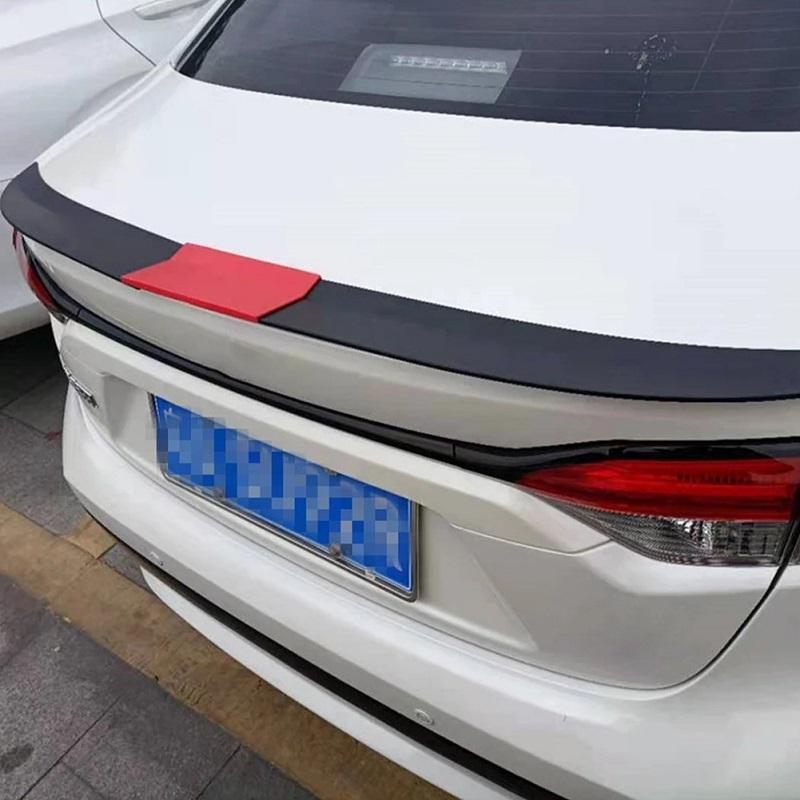 Универсальный автомобильный спойлер на багажник, крыло, регулируемый задний спойлер, губа, клей из углеродного волокна, антивозрастной автостайлинг, наружное украшение