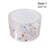 1Meter Blowable Kids Toys DIY Crafts with Sequins Bubble Tape Blowing Tape Double Sided Tape