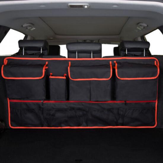 Car Trunk Organizer Storage Bag Backseat Capacity Stowing Tidying Oxford Cloth