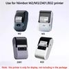Бумага белая этикеточная Niimbot M2/M3/B32/Z401 самоклеящаяся термотрансферная печать водонепроницаемая наклейка для принтера Niimbot M2/M3