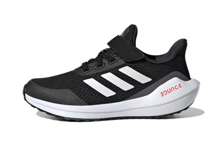 adidas EQ21 Run Bounce BP Удобные Устойчивые к истиранию Амортизирующие Дышащие Низкие Детские Беговые Кроссовки Черные Детские GZ5984
