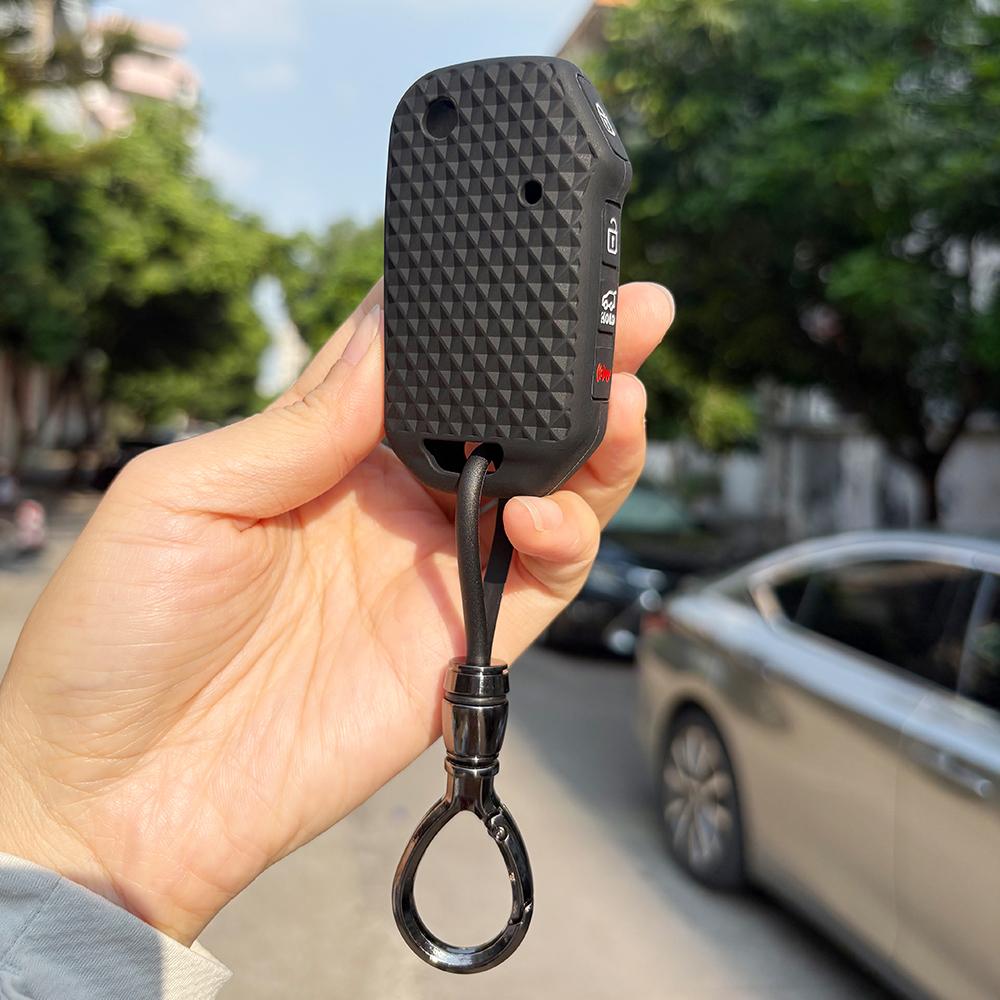 Брелок Чехол для ключей Для Kia Kn Sportage R Stinger Sorento Ceed Cerato Forte Niro Soul Telluride Gtline Силиконовые Аксессуары