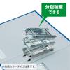 KOKUYO Pipe Type File A4 2 Holes 200 Sheets Capacity Blue fu-E620B