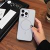 Кожаный магнитный чехол для телефона для iPhone 15 14 13 12 11 16 Pro Max Plus SE XR X XS MAX для беспроводной зарядки MagSafe, защитная крышка