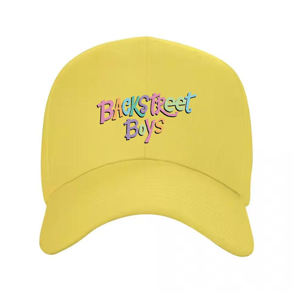 Backstreet Boys Letter Baseball Concert Cap Outdoor Retro Trucker Dad Hat Unisex Teens Casual Sunshade Snapback Polyester Cap