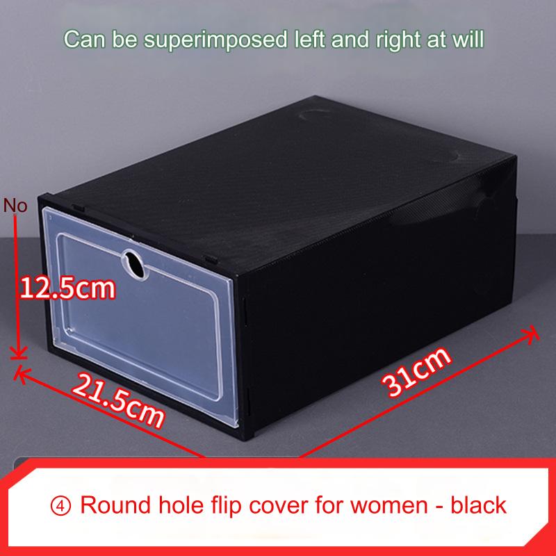 Органайзер для обуви, штабелируемые ящики для хранения обуви, ящики с фронтальным открыванием, органайзер для обуви, тумба, контейнер для обуви из толстого пластика