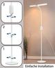 Lampadaire LED - NETTLIFE - 158 cm - Dimmable 9W 3000K - Blanc - Lampe de lecture
