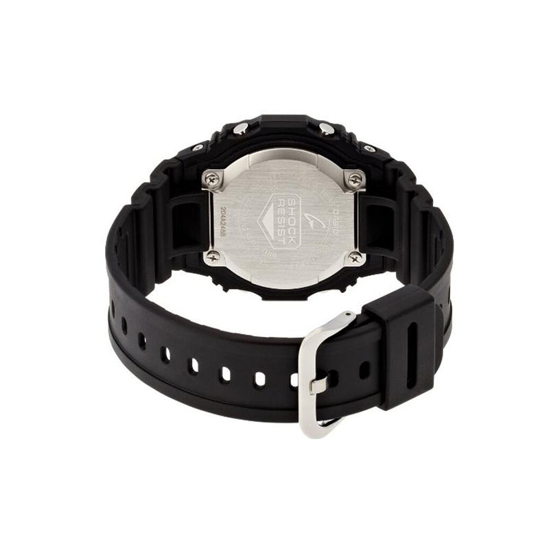 Casio G-SHOCK Классические Маленькие Квадратные Часы Мужские На Солнечной Батарее Кварцевый Механизм Японские и Корейские;s Часы Черный циферблат GW-M5610-1B
