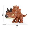 Mini Finger Dinosaur Anime Action Figures Toys Funny Simulation Dino Interactive Biting Hand Creative Tricky Tyrannosaurus Model