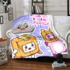 1Pc Box Friends Adventure Blanket For Couch Bed Plush Cozy Fuzzy Blanket Super Soft Warm Blankets For Fall And Winter 091821