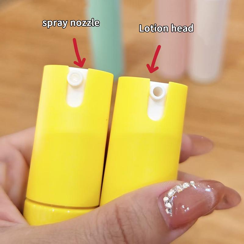 Бутылка-спрей для лосьона 30 мл Пустые пластиковые многоразовые бутылки для крема, лосьона для кожи, упаковочные контейнеры, дорожный портативный тюбик